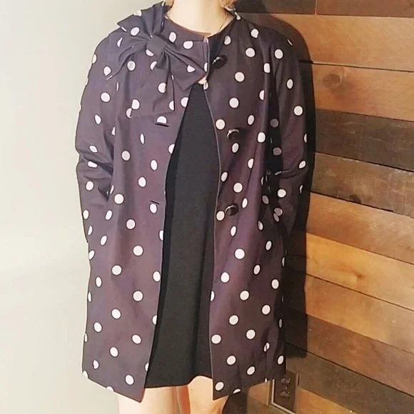Kate Spade Polka Dot Dorothy RainCoat ♠️ - Picture 7 of 11